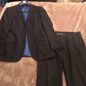 Billy London Black Suit w/ Pinstripe